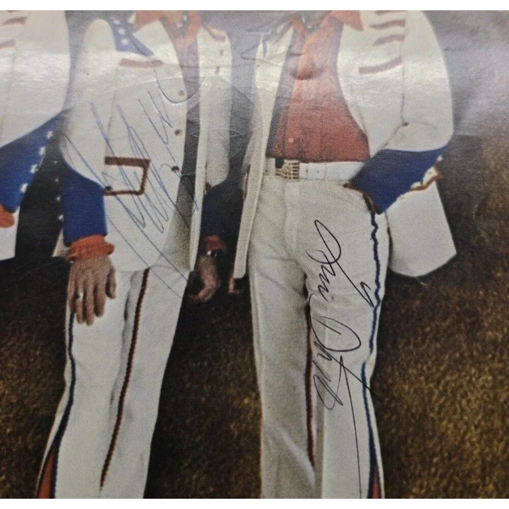 The Statler Brothers Hand Signed Promo Photograph Front And Back